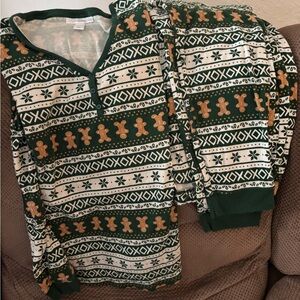 (Two Sets, XL) LC Lauren Conrad Festive Holiday Pajama Sets